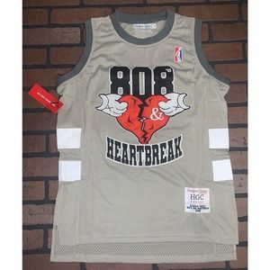 KANYE 808 & HEARTBREAK Headgear Classics Basketball Jersey~NeverWorn~S M L XL2XL